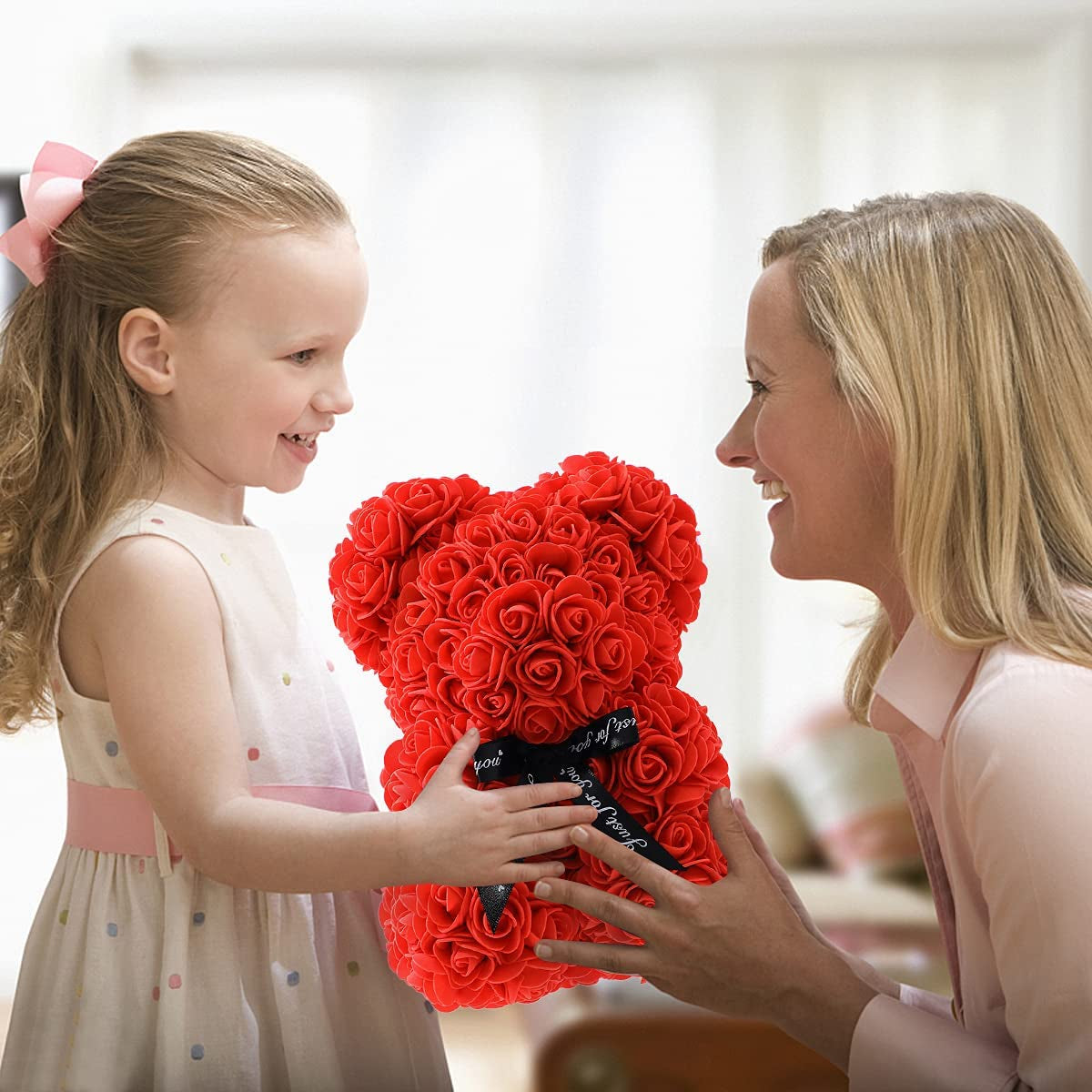 Gifts for Women - Luxury Rose Flower Bear 